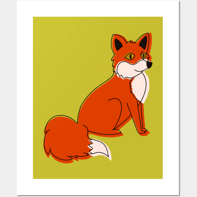 Fox Wall Art by Obstinate and Literate